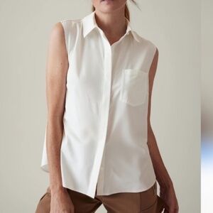 Athleta White Everlasting Top - NWOT